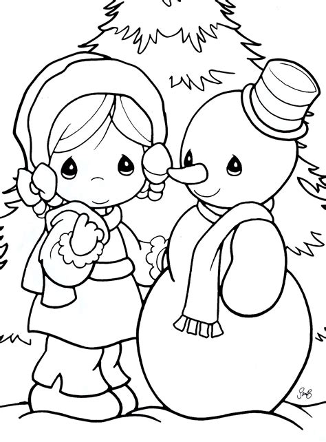 Give a precious moments ornament as a gift and delight all those on your holiday list. 1130 - Line Art - #Art #line | Precious moments coloring ...