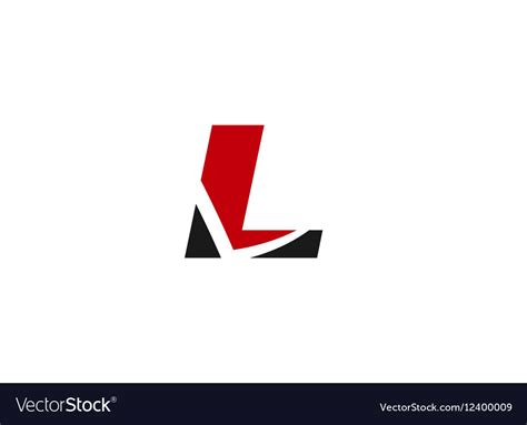 Letter L Logo Design Royalty Free Vector Image