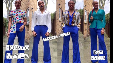 How To Style Cobalt Blue Pants Ft Olarsgrace Youtube