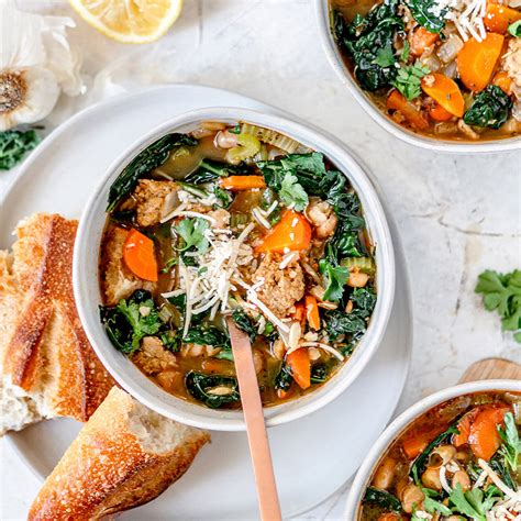 Beyond Sausage Kale And White Bean Soup