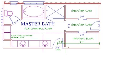 These are the best ones you can buy. 14 Wonderful Master Bath Dimensions - House Plans