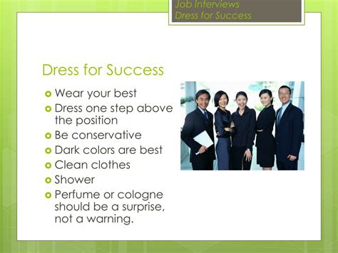 Ppt Job Interview And Dress For Success Powerpoint Presentation Id