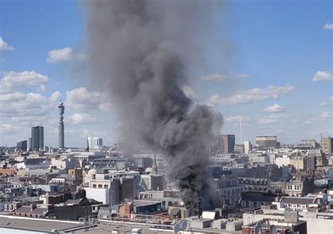 Mayfair Fire 60 Firefighters Tackle Blaze In London As Smoke Billows