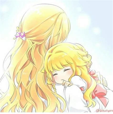 Princesa Encantadora Dibujo Madre E Hija Princesa De Anime Diseño