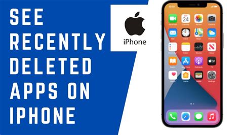 How To See Recently Deleted Apps On Iphone How To Find Deleted Apps