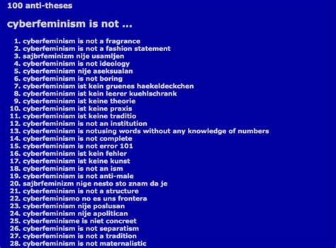 After The Future N Hypotheses Of Post Cyber Feminism Gender Verhandeln