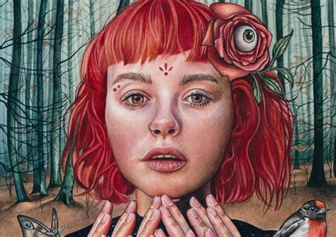 Amazing Surrealism Portrait Paintings By Kaitlyn Page On Trendy Art Ideas