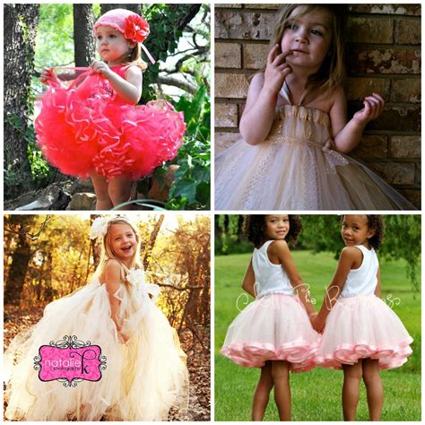 Weddings The Joys And Jitters Sweet Flower Girl Tutu Dresses