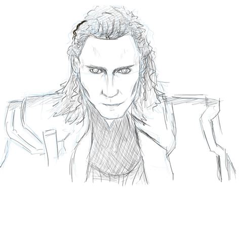 Loki Sketch By Rhiannaismyname On Deviantart