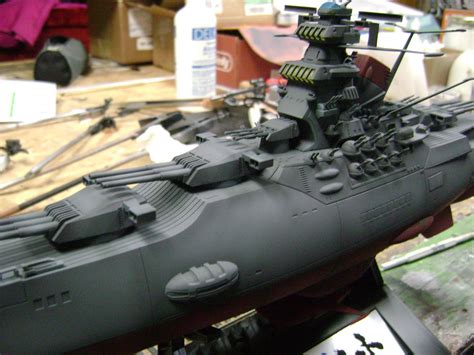 Gundamsci Fi Model Kit 1500 Space Battleship Yamato Par Marc G