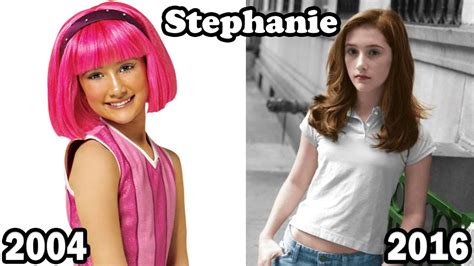 Lazytown Then And Now Lazy Town Antes Y Despues 2016 Youtube