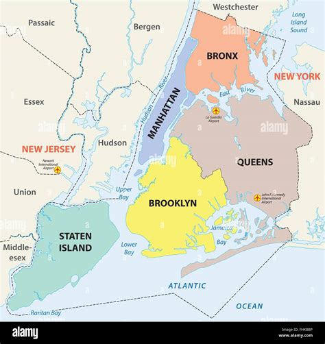 Map Of The Burrows Of New York City Map 2023