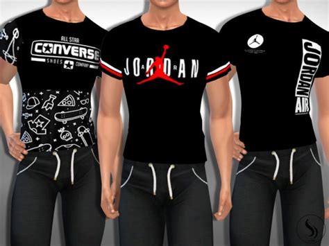 M Brand Tees By Saliwa At Tsr Sims 4 Updates