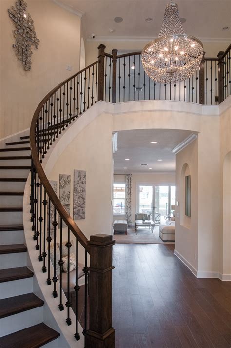 Entry Transitional Staircase Jacksonville By Micamy Design