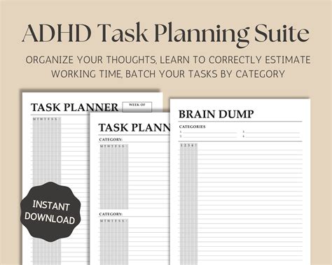 Adhd To Do List Template