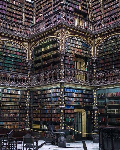 The Royal Portuguese Cabinet Of Reading In Rio De Janeiro Brazil Is