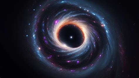 Premium Ai Image Swirling Galaxies And The Mysterious Black Hole