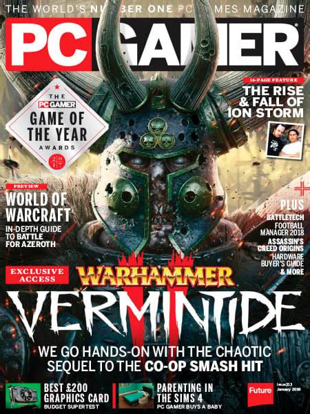 Pc Gamer Uk Magazine Back Issues Year 2018 Archive