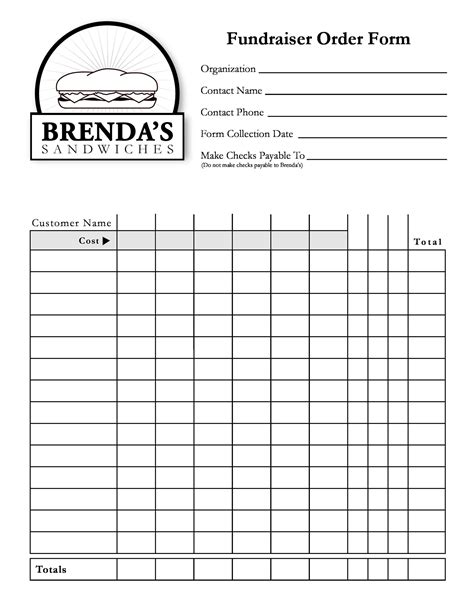 Editable Order Form Template Product 653 Pink 3 Free Order Form