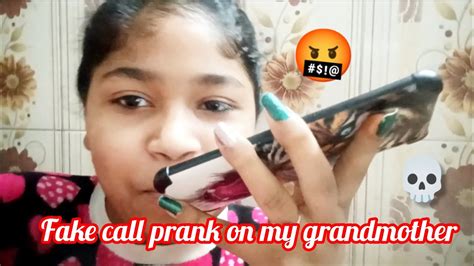 fake call prank on my grandmother😂🤬💀 vlog 2 tinachhabra009 youtube