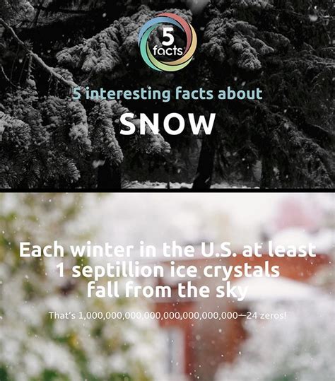 5 Incredibly Cool Facts About Snow Fun Facts Facts Crystal Falls