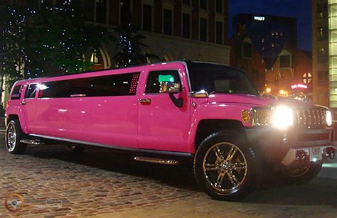 Pink Limo Hire Stafford Huge Limousines Very Pink