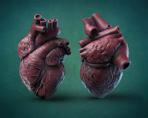 3d Printed Humans Heart 3d Print Model By Grin Nt Pinshape