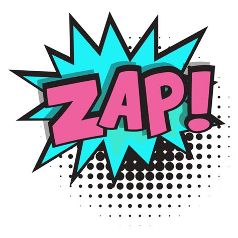 Zap Comics Style Sticker Sticker Mania