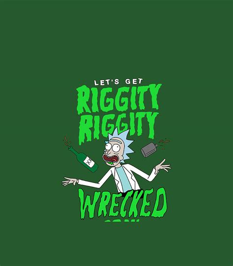 Rick Morty Riggity Riggity Wrecked Spiral Digital Art By Zayda Lucis