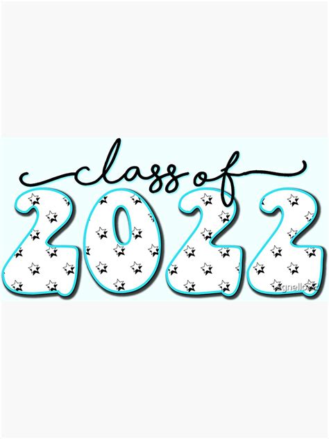 Class Of 2022 Blue Stars Poster For Sale By Agnello22 Redbubble