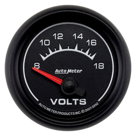 Auto Meter® 5992 Es Series 2 116 Voltmeter Gauge 8 18v