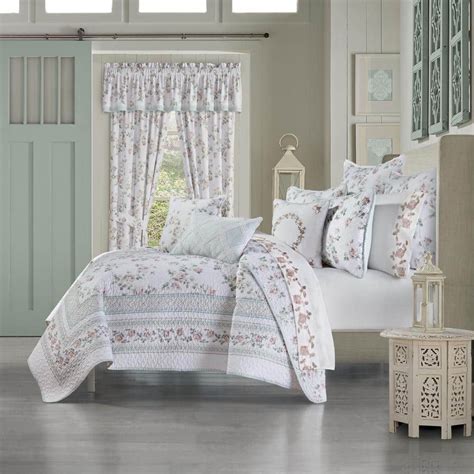 Rialto Sage Polyester King Cal King 3 Piece Quilt Set 2743056kqlst