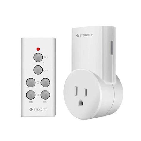 Etekcity Upgraded Wireless Remote Control Electrical Outlet