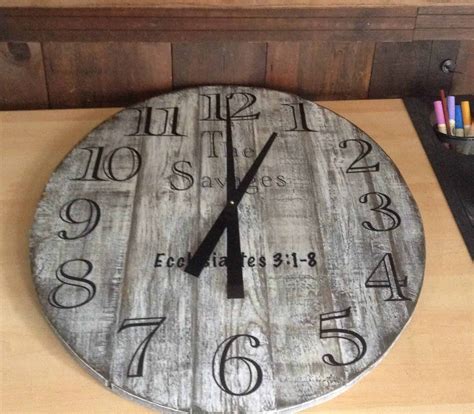 This Pallet Wall Clock Was So Easy To Make Anyone Can Do It I Started