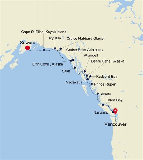 Cruise From Seward Anchorage Alaska To Vancouver