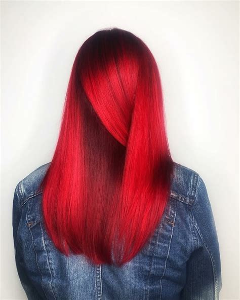 Ruby Red Color Hair Warehouse Of Ideas
