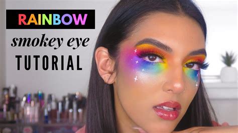 Rainbow Eye Makeup Tutorial Pride Rowi Singh Youtube