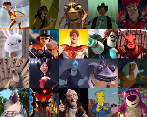 well known animated villains