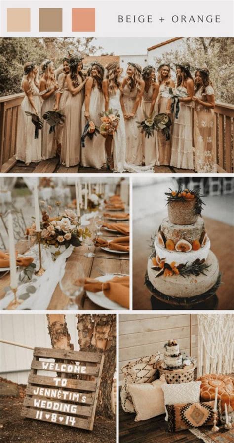 Top 16 Rustic Country Wedding Color Palettes For 2024