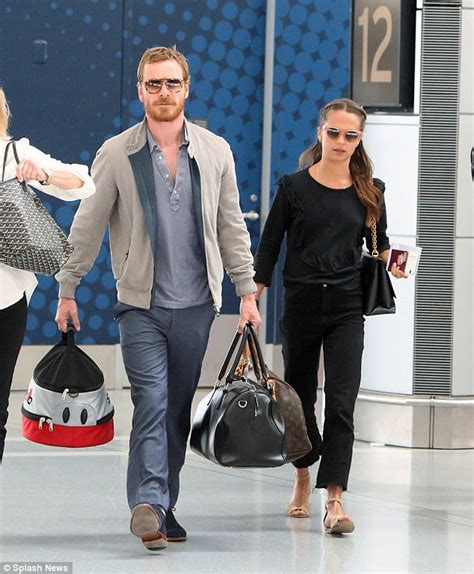 Find the perfect alicia vikander michael fassbender stock photos and editorial news pictures from getty images. Alicia Vikander and Michael Fassbender at Toronto airport ...