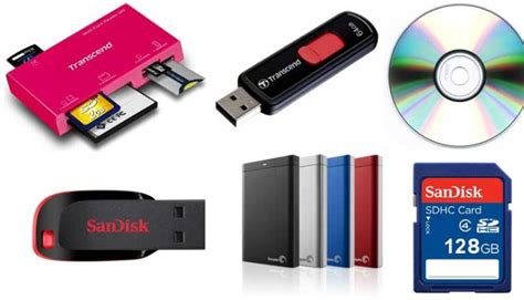 Details about these storage types and devices used in them are as follows −. Data Storage Devices