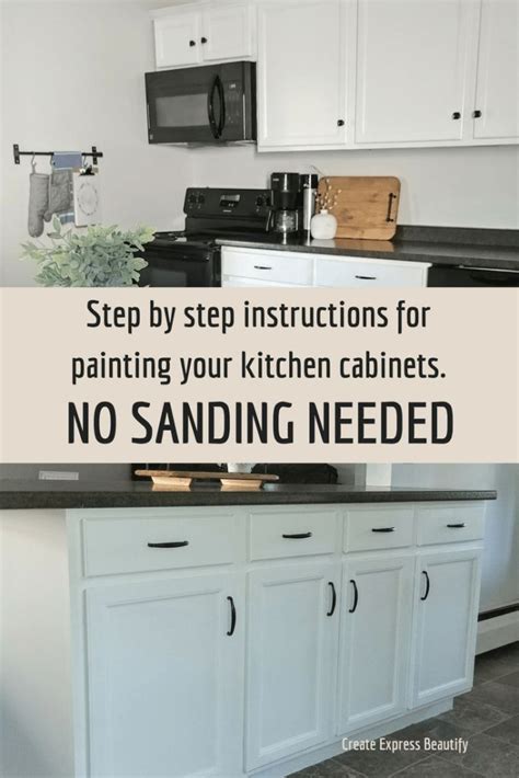 Paint Your Kitchen Cabinets No Sanding Needed In 2020 Kitchen