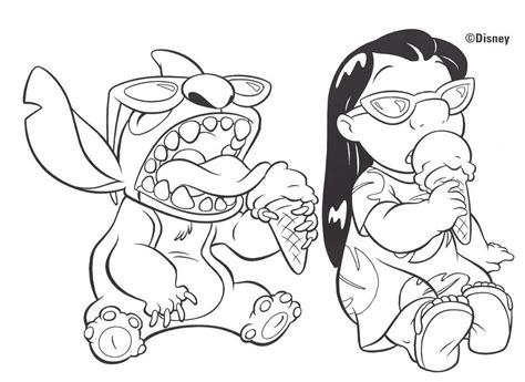 Dessin Lilo Et Stitch à Imprimer 24996 Stitch Coloring Pages Cool