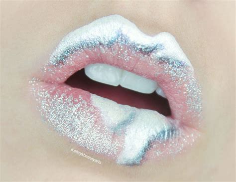 Snowy Lip Art By Kaileykbeautyarts On Instagram Lip Art Lip Art