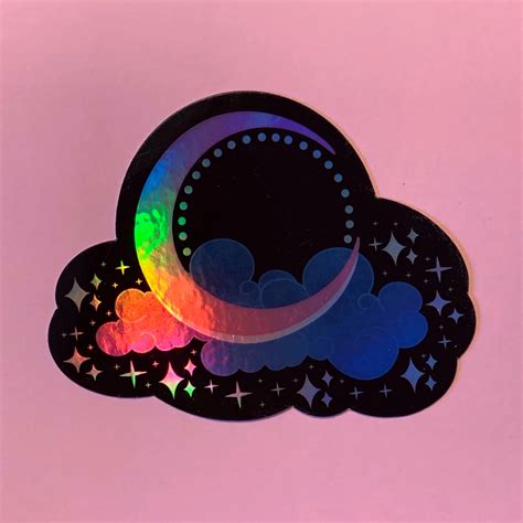 Holographic Stickers Bundle Of 3 Etsy