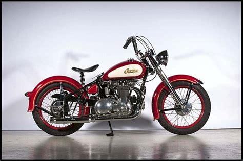 1951 Indian Warrior 500 Mecum Auctions Indian Bikes