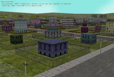 Upbge Random City Generator Works In Progress And Game Demos
