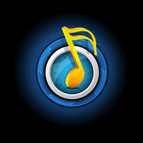 music symbol with button - Download Free Vectors, Clipart Graphics ...