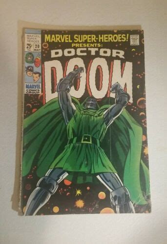 Marvel Super Heroes 20 Marvel 1969 Doctor Doom 1st Appearance Comics