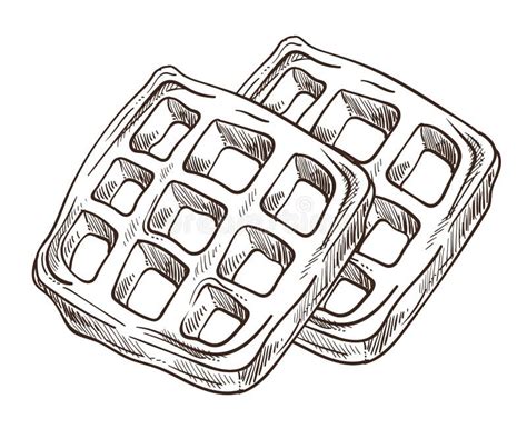 Waffle Clip Art Black And White Clipart